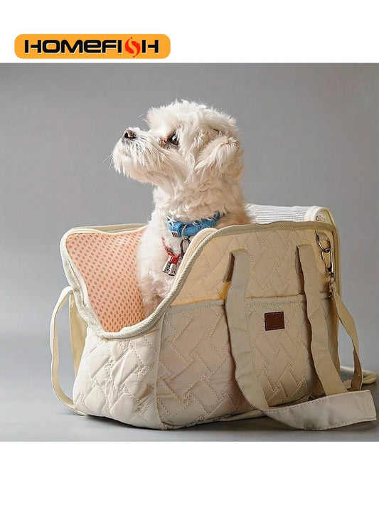 Pet cat dog tote bag, no escape, portable, multifunctional, large capacity, breathable, horizontal bag, portable soft bag