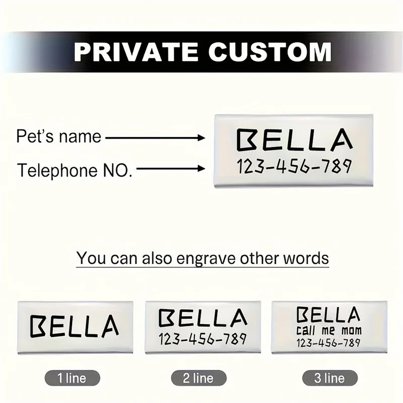 Personalized Reflective Cat Collar Safety Breakaway Cats Collars with Bell Quick Release ID Nameplate Necklace Free Engraving