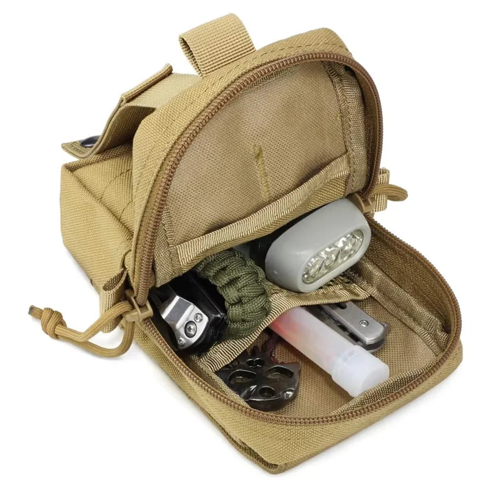 Dog Tactical Bags Set Molle Pouches Belt Attaching on Harness Sticker Military Dog Training Bags For Large Dogs Accessories